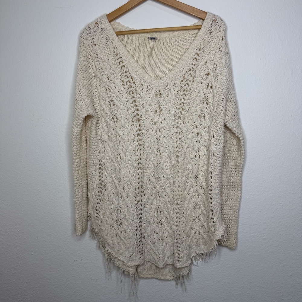 Free People Cross My Heart Knit Pull Over - Picture 6 of 12